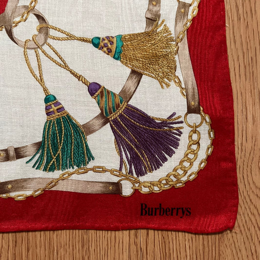 Vintage Burberry Handkerchief