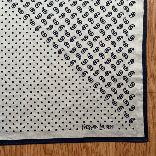 Vintage Yves Saint Laurent Handkerchief