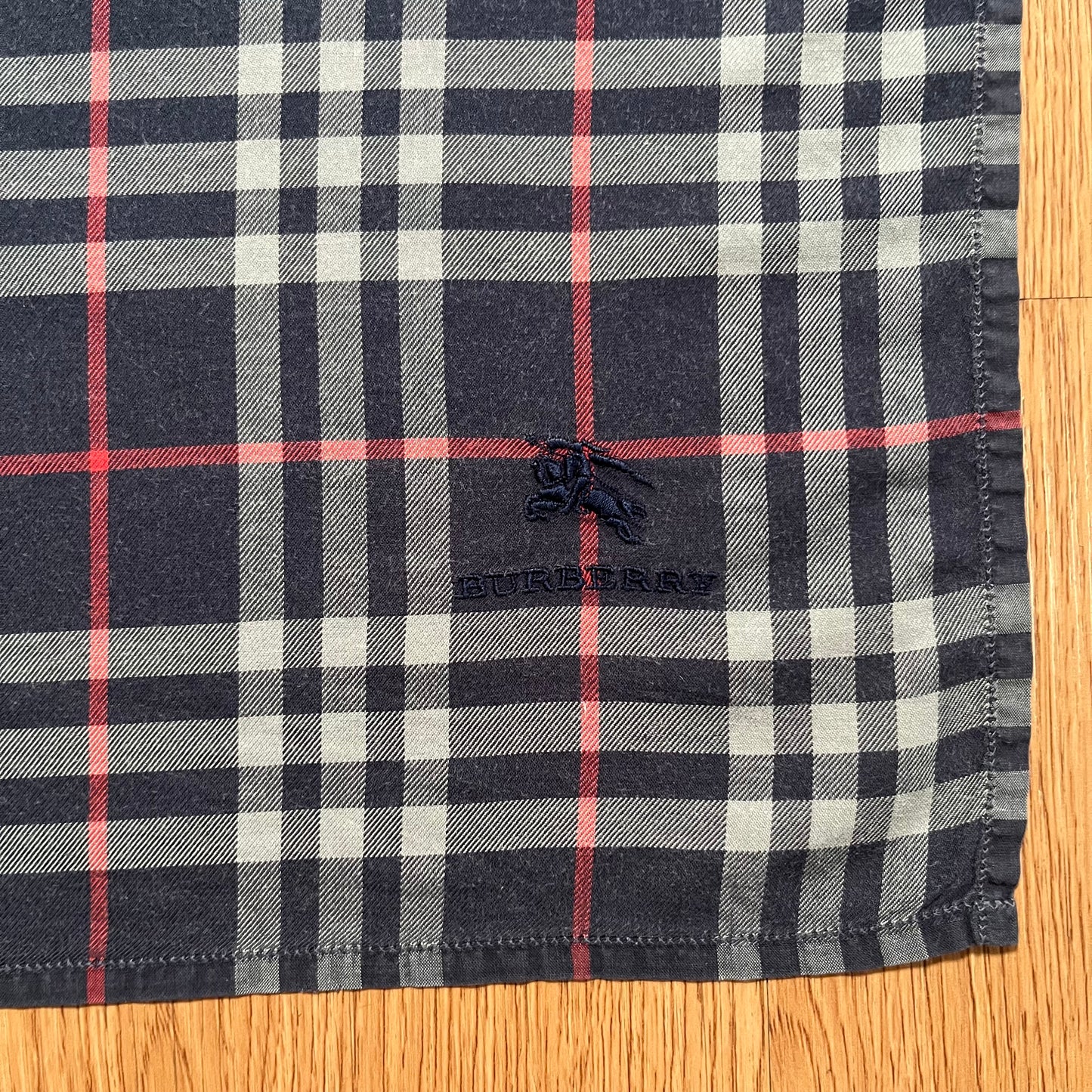 Vintage Burberry Check Handkerchief