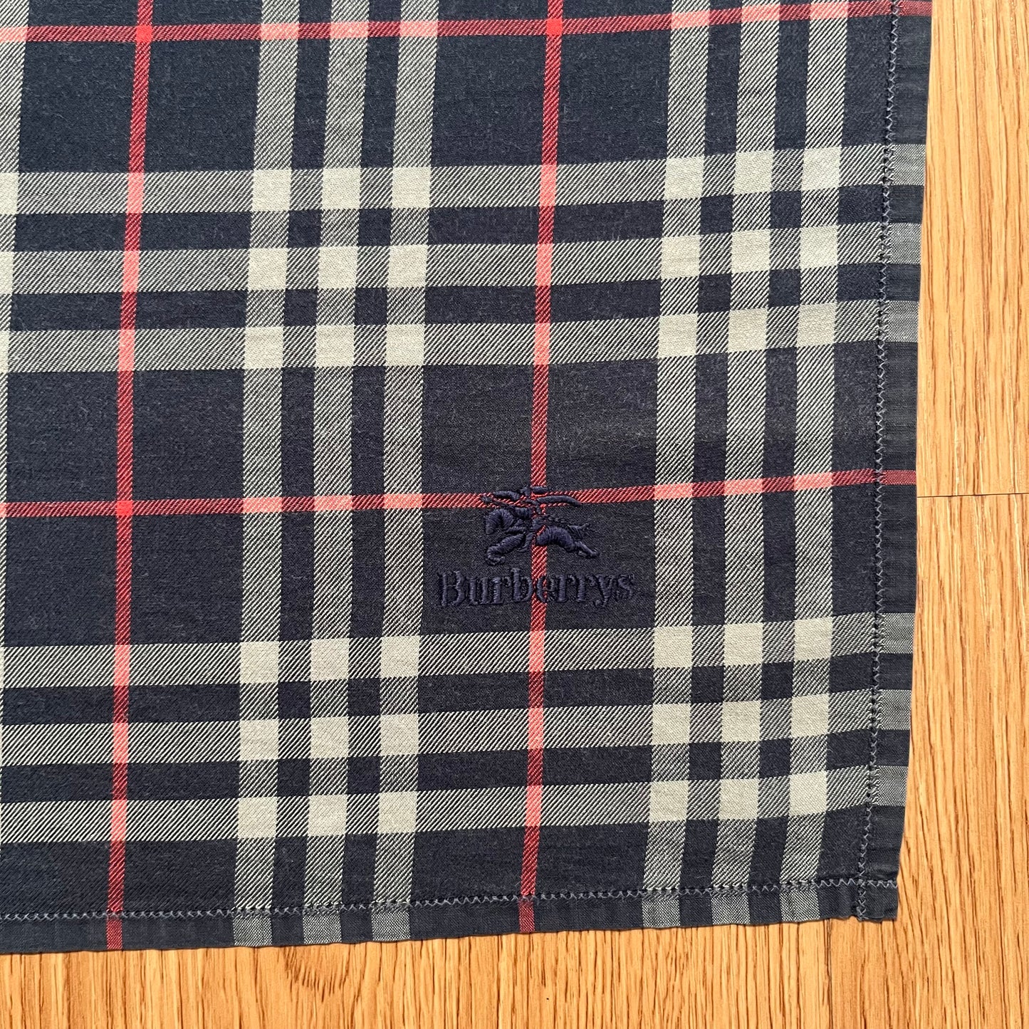 Vintage Burberry Check Handkerchief