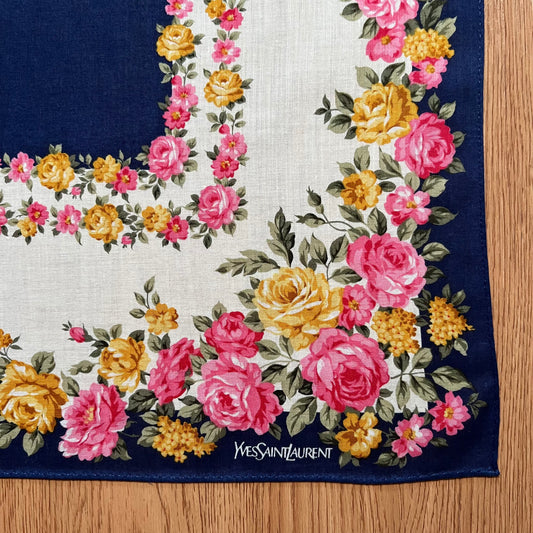 Vintage Yves Saint Laurent Handkerchief