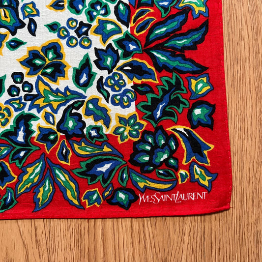 Vintage Yves Saint Laurent Handkerchief
