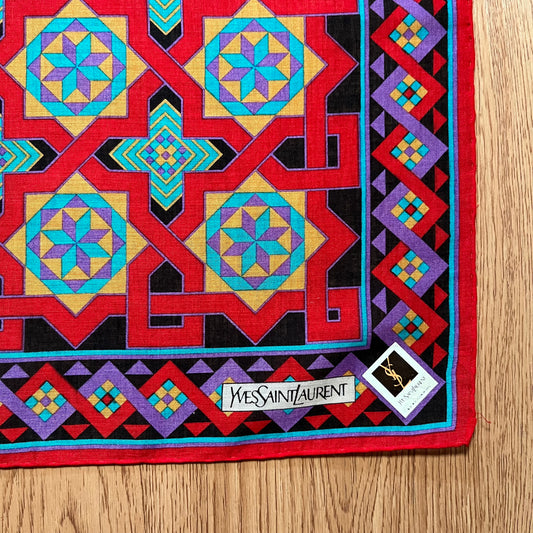 Vintage Yves Saint Laurent Handkerchief