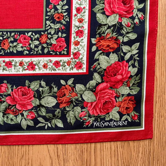 Vintage Yves Saint Laurent Handkerchief