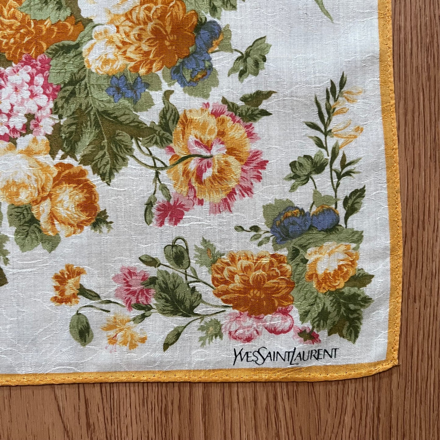 Vintage Yves Saint Laurent Handkerchief