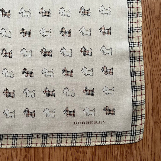 Vintage Burberry Handkerchief