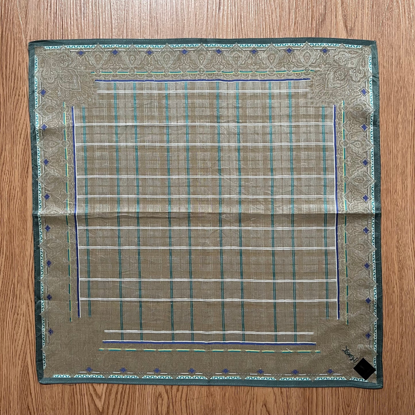 Vintage Yves Saint Laurent Handkerchief