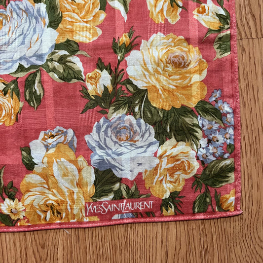 Vintage Yves Saint Laurent Handkerchief