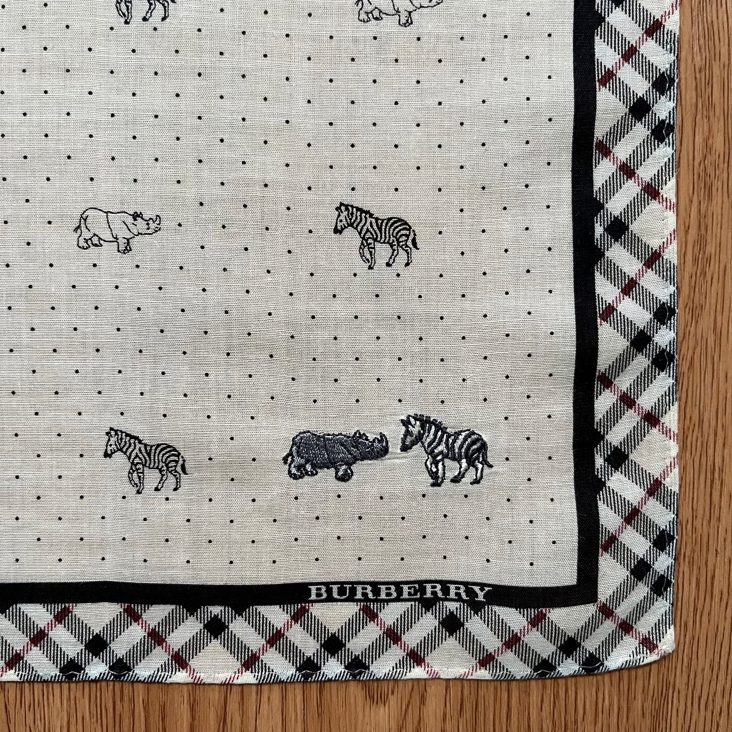Vintage Burberry Handkerchief