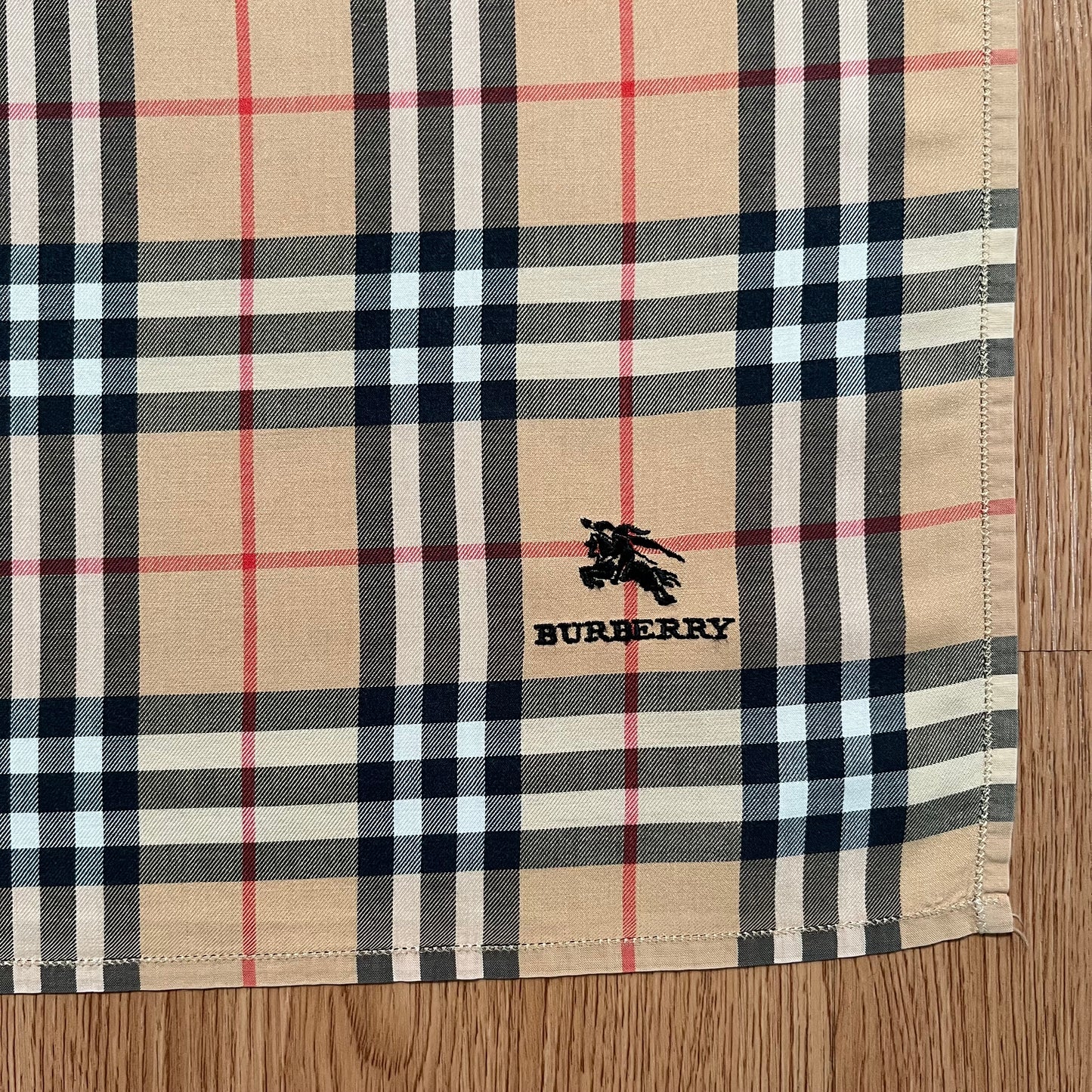 Vintage Burberry Check Handkerchief
