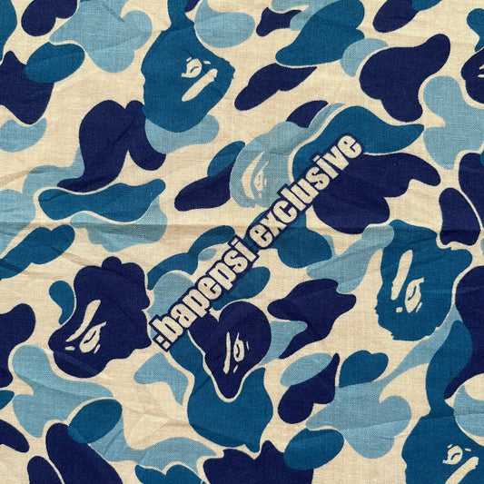 A Bathing Ape x Pepsi Blue Camo Handkerchief