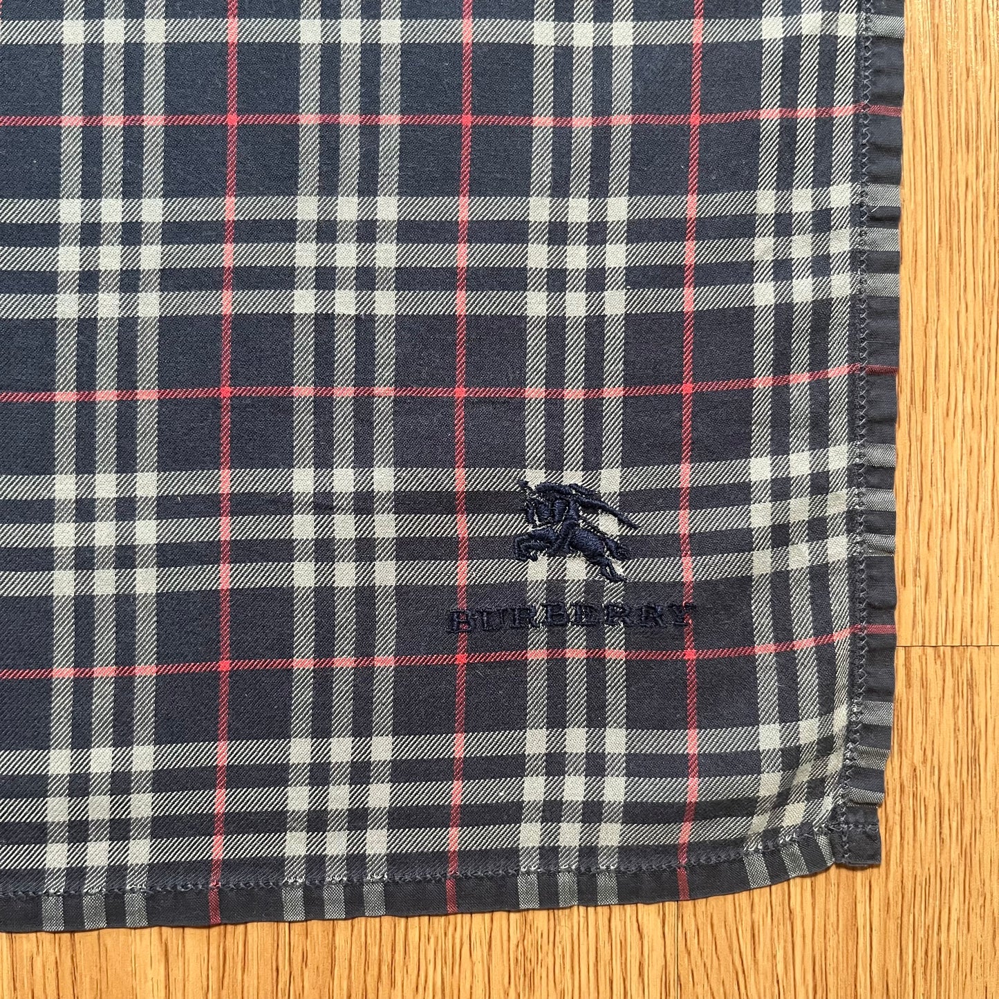 Vintage Burberry Check Handkerchief