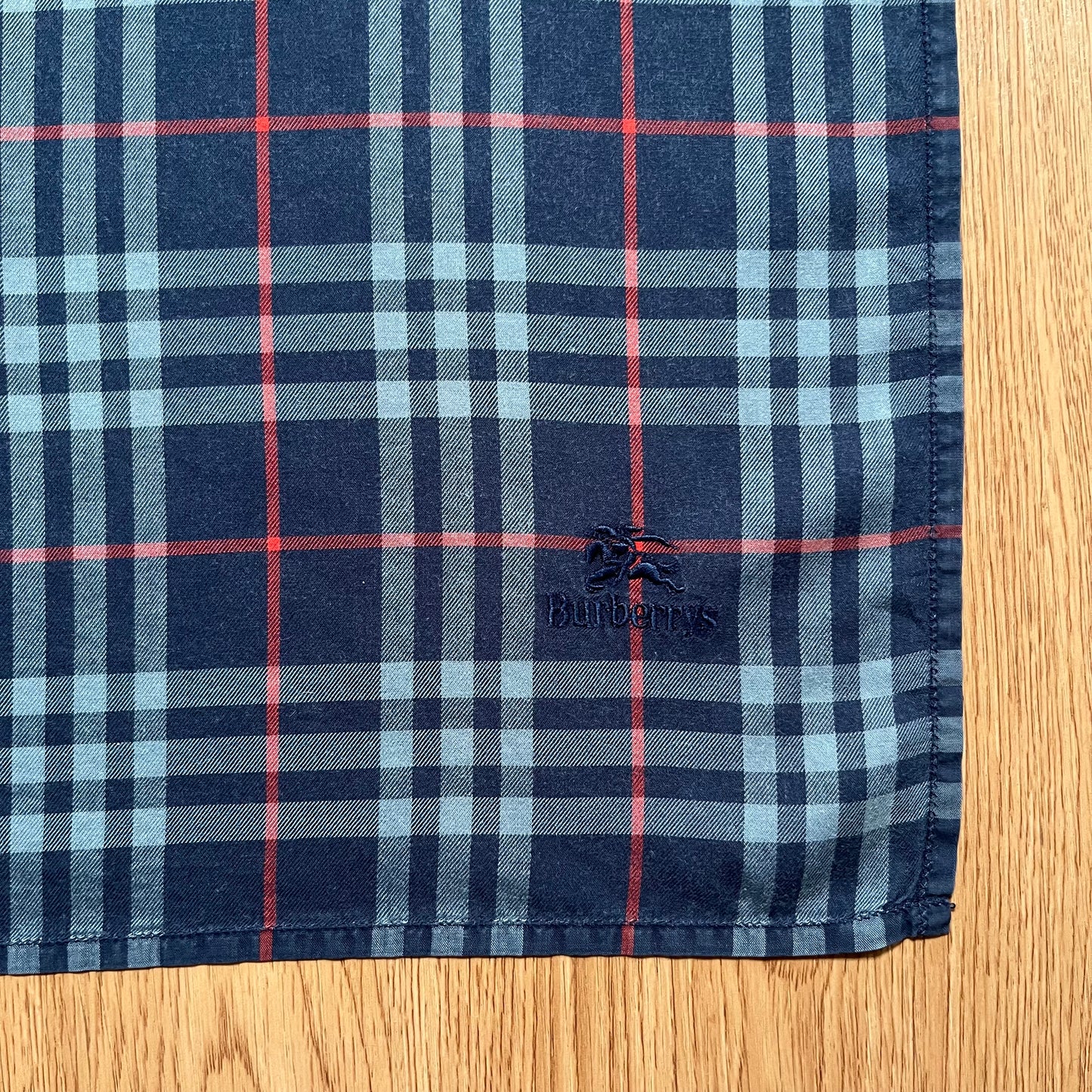 Vintage Burberry Check Handkerchief