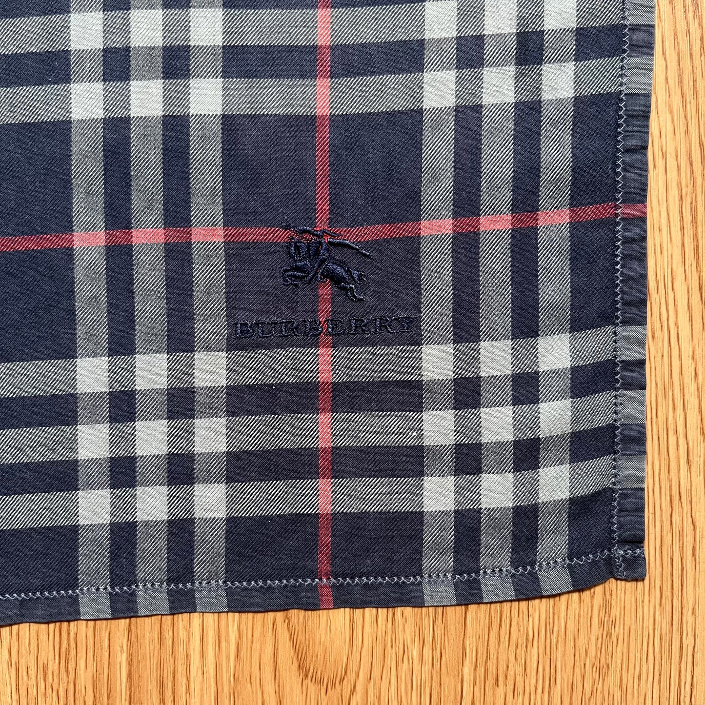 Vintage Burberry Check Handkerchief