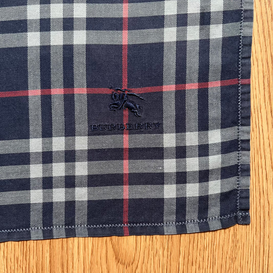 Vintage Burberry Check Handkerchief