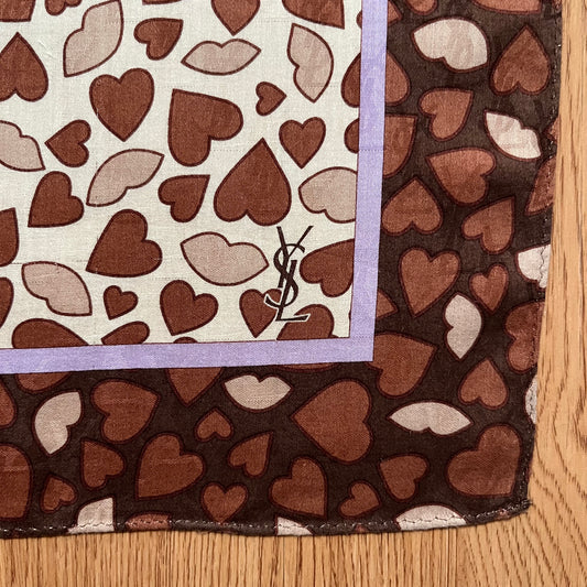 Vintage Yves Saint Laurent Handkerchief