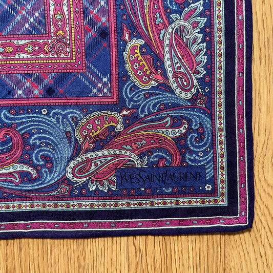 Vintage Yves Saint Laurent Handkerchief