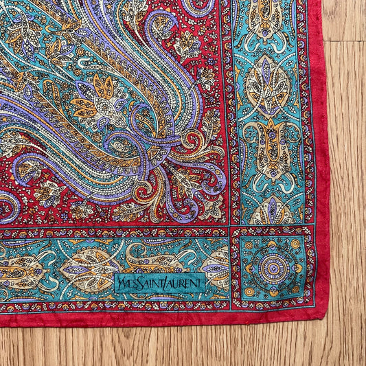 Vintage Yves Saint Laurent Handkerchief