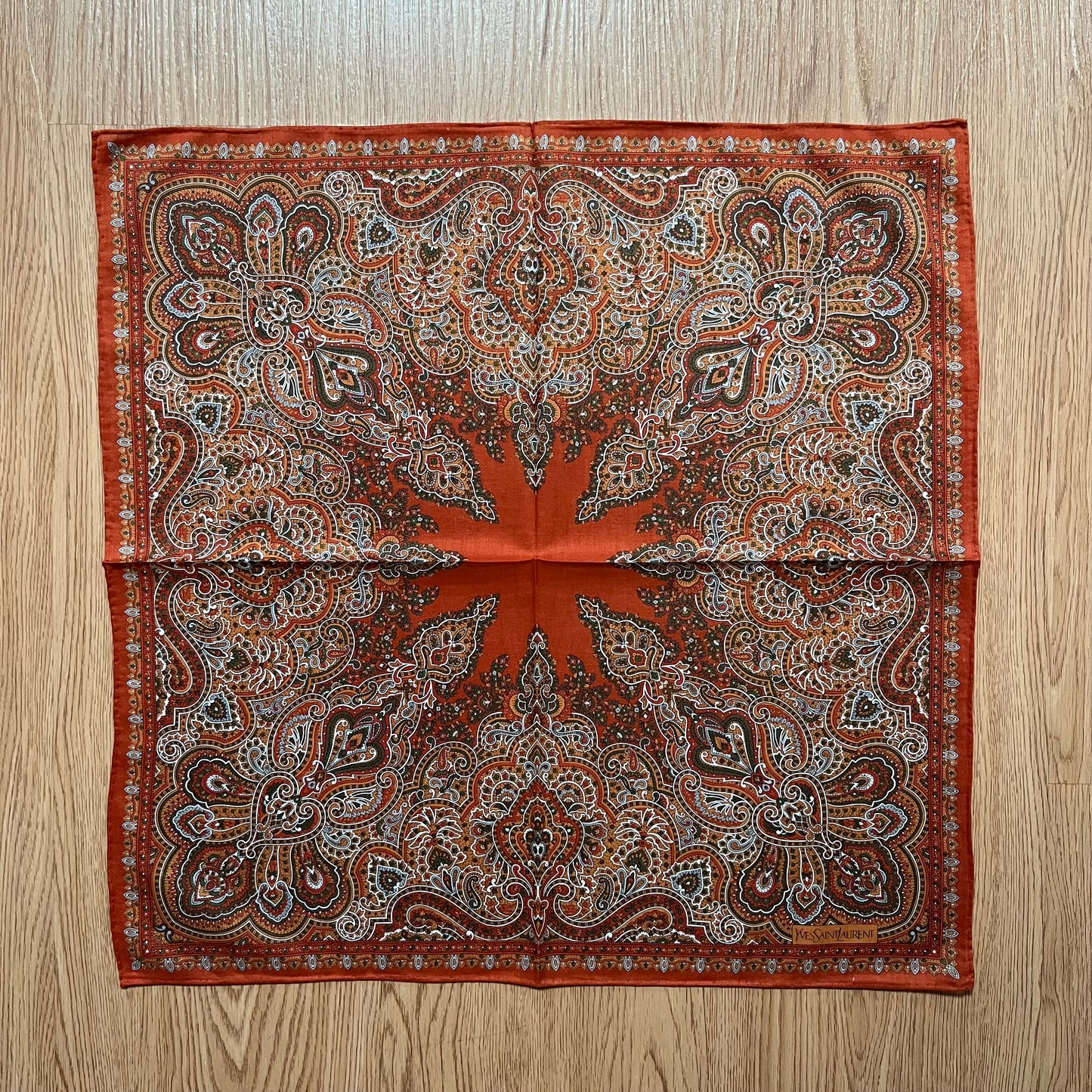 Vintage Yves Saint Laurent Handkerchief
