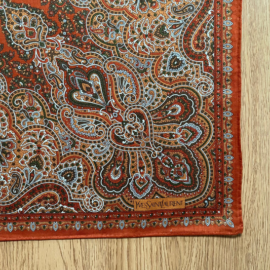 Vintage Yves Saint Laurent Handkerchief