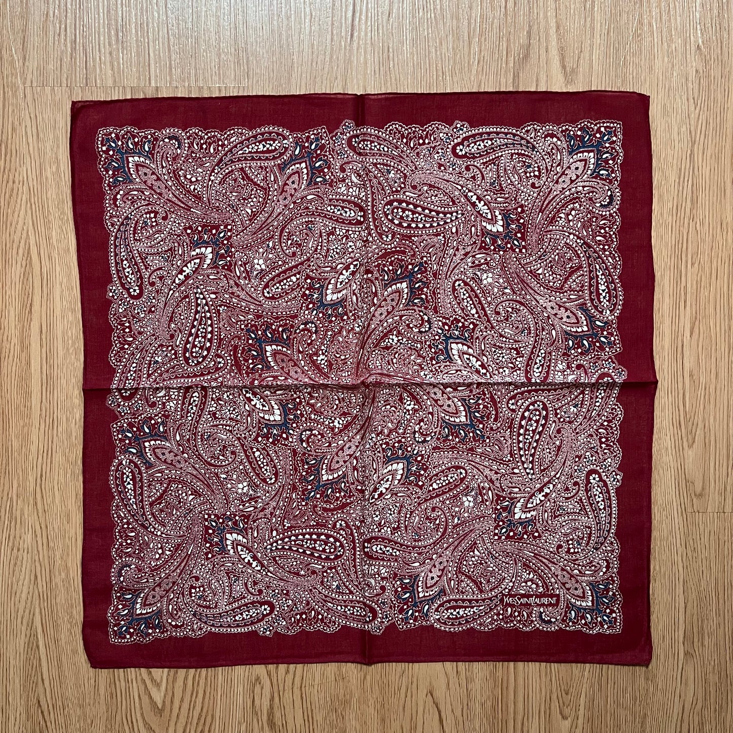 Vintage Yves Saint Laurent Handkerchief