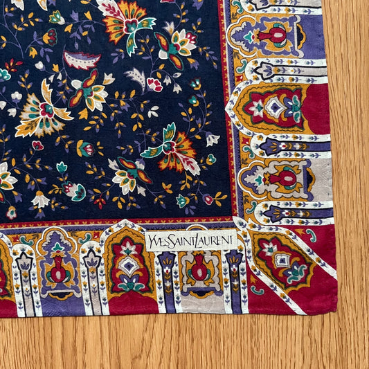 Vintage Yves Saint Laurent Handkerchief