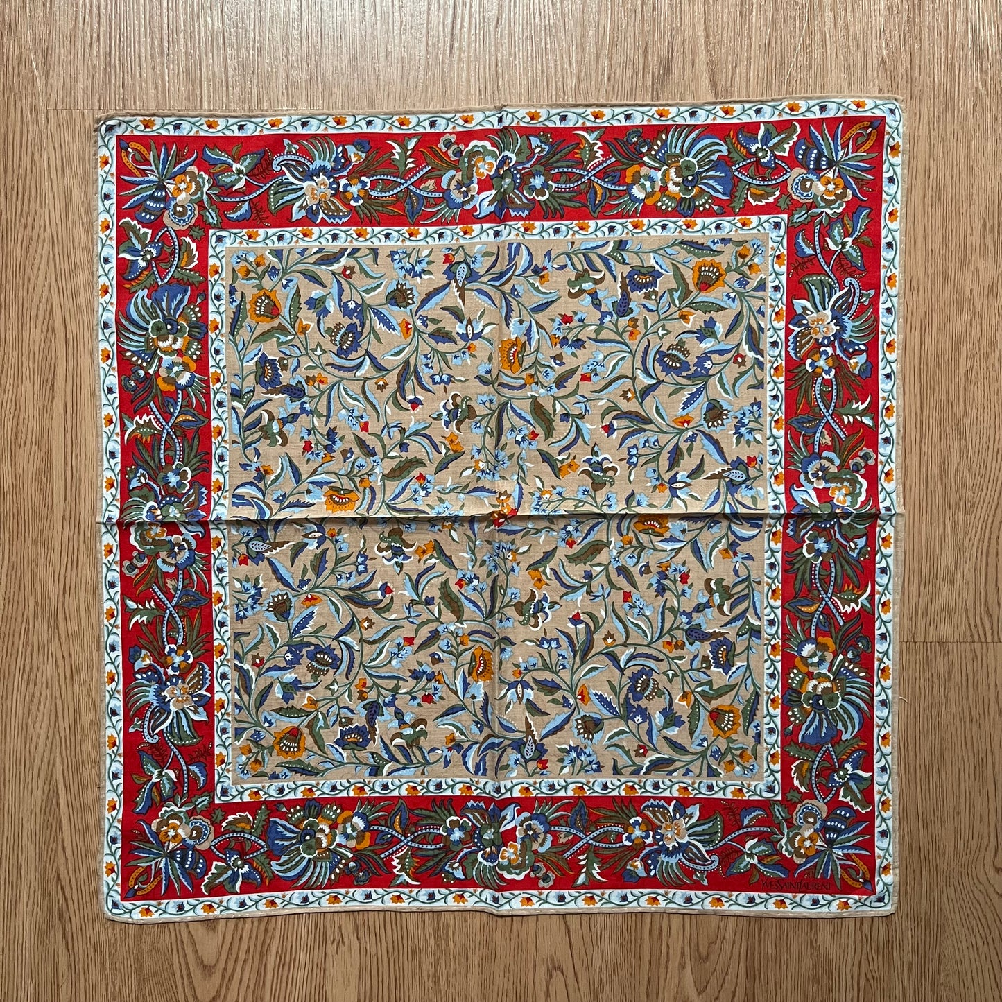 Vintage Yves Saint Laurent Handkerchief