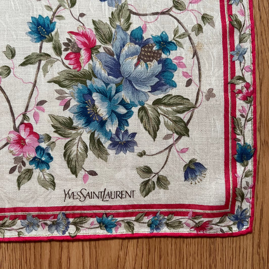 Vintage Yves Saint Laurent Handkerchief