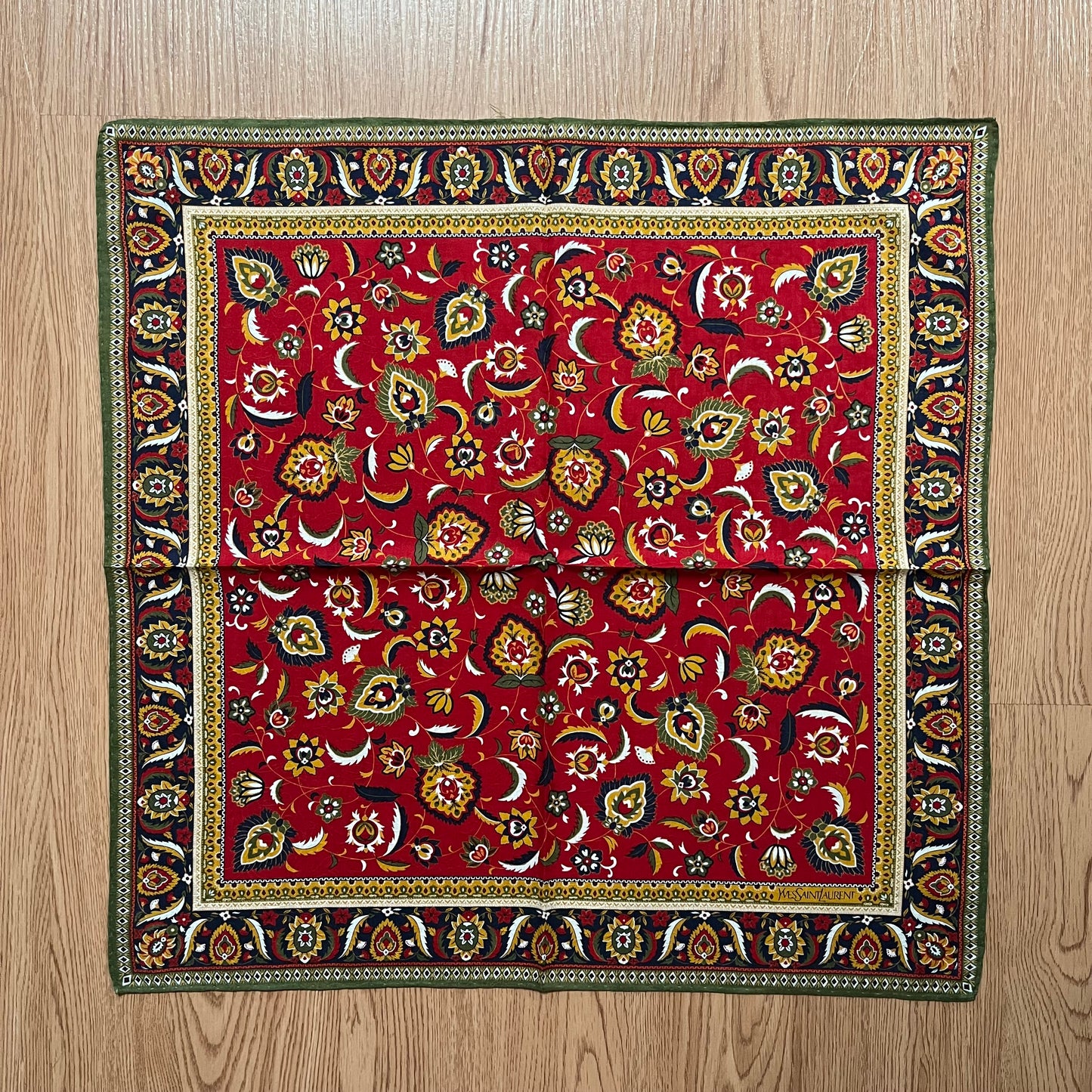 Vintage Yves Saint Laurent Handkerchief