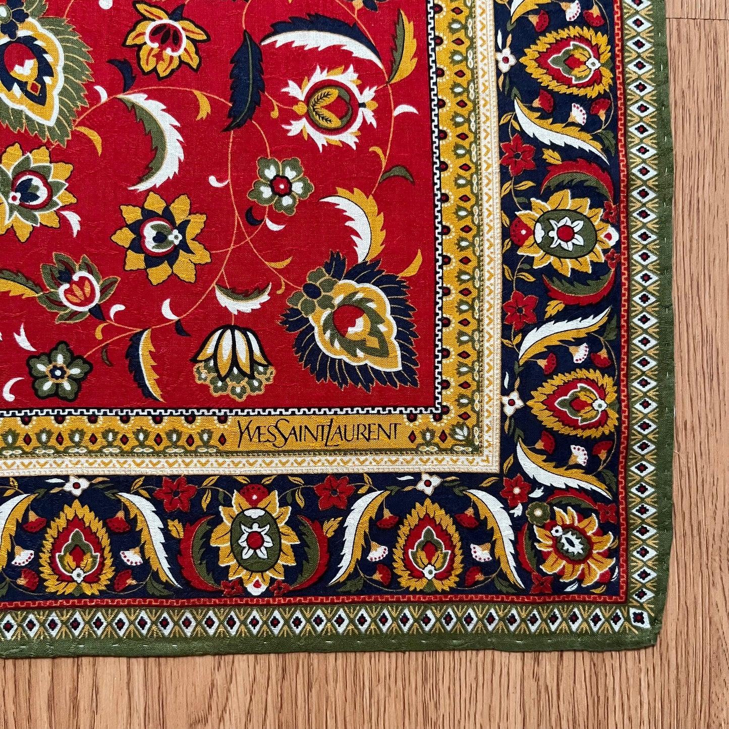 Vintage Yves Saint Laurent Handkerchief