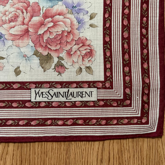 Vintage Yves Saint Laurent Handkerchief