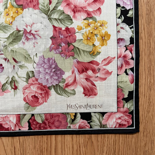 Vintage Yves Saint Laurent Handkerchief
