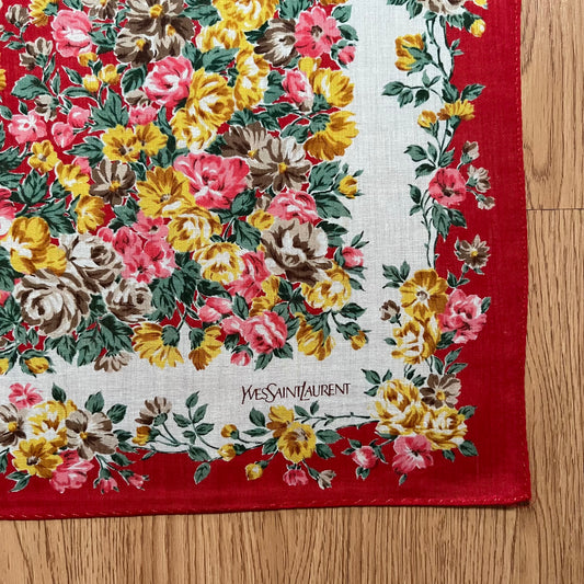 Vintage Yves Saint Laurent Handkerchief