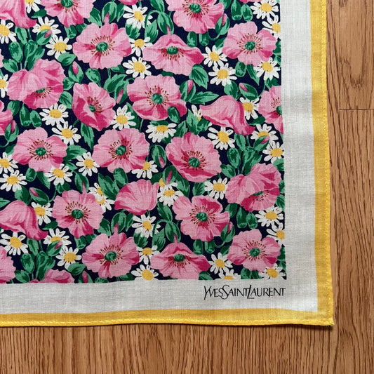 Vintage Yves Saint Laurent Handkerchief
