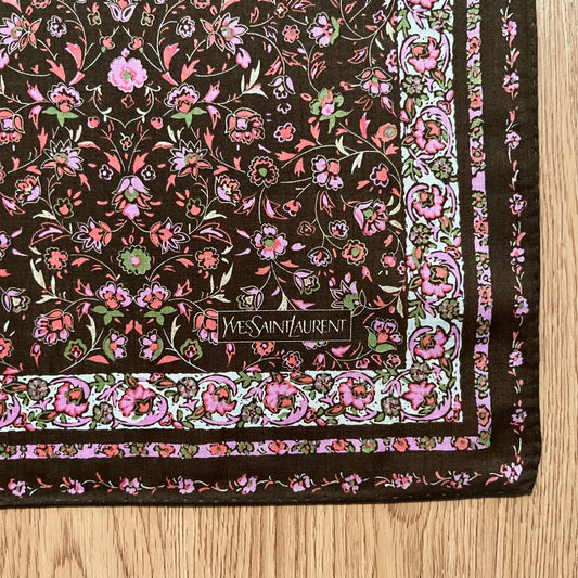 Vintage Yves Saint Laurent Handkerchief