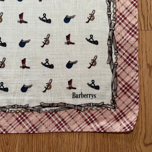 Vintage Burberry Handkerchief