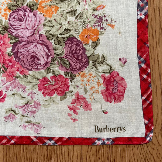 Vintage Burberry Handkerchief