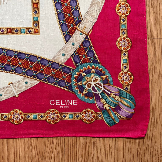 Vintage Celine Paris Handkerchief