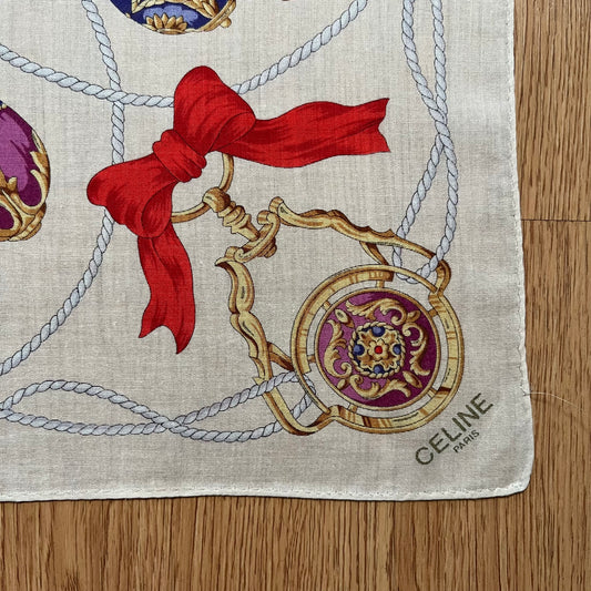 Vintage Celine Paris Handkerchief