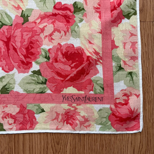 Vintage Yves Saint Laurent Handkerchief