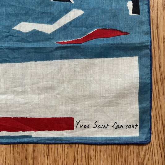 Vintage Yves Saint Laurent L'Hiver Handkerchief