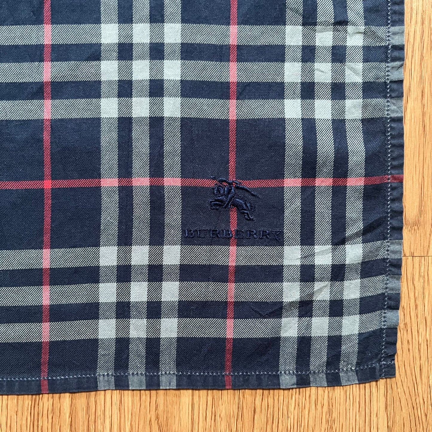 Vintage Burberry Check Handkerchief