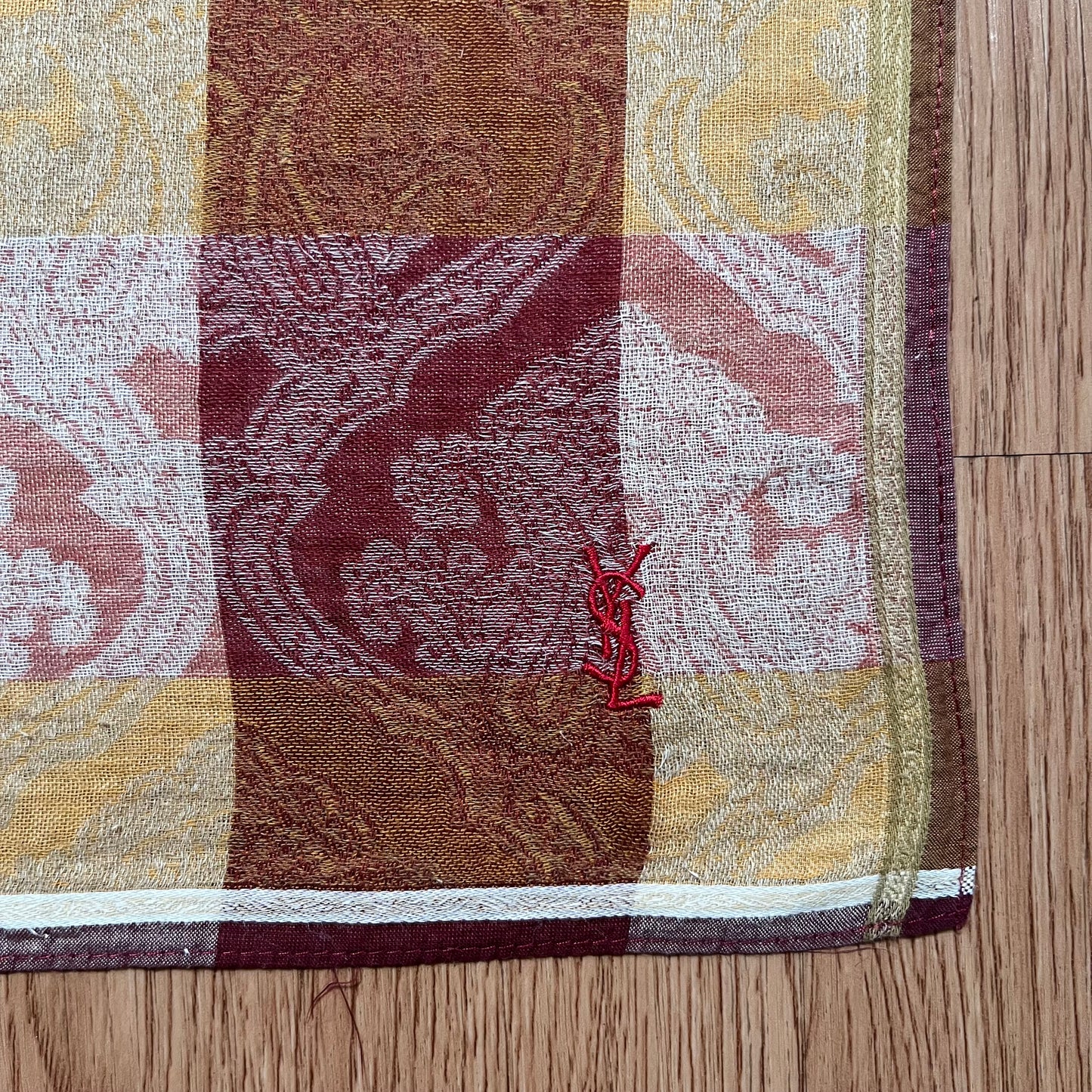 Vintage Yves Saint Laurent Handkerchief