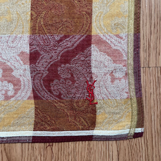 Vintage Yves Saint Laurent Handkerchief