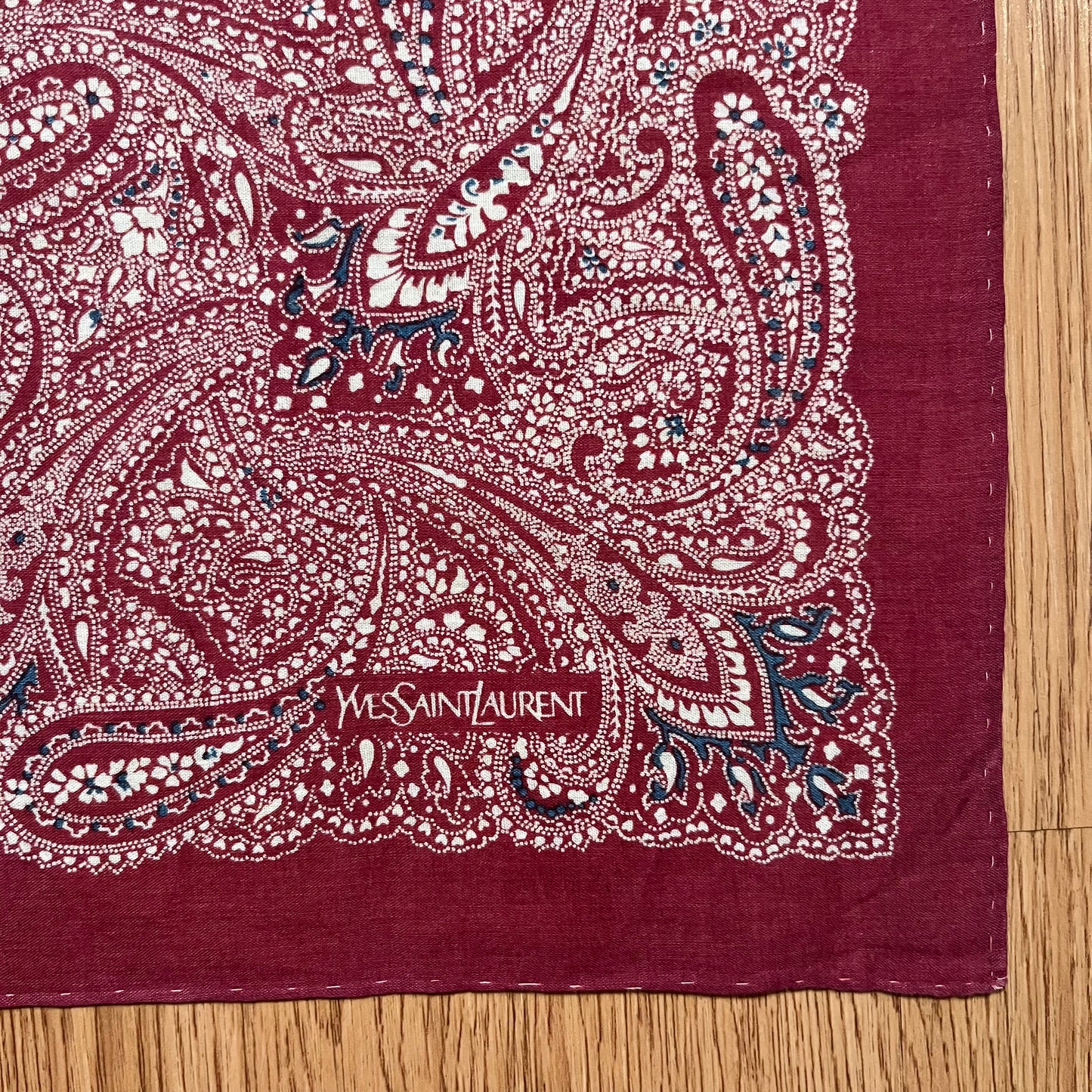 Vintage Yves Saint Laurent Handkerchief