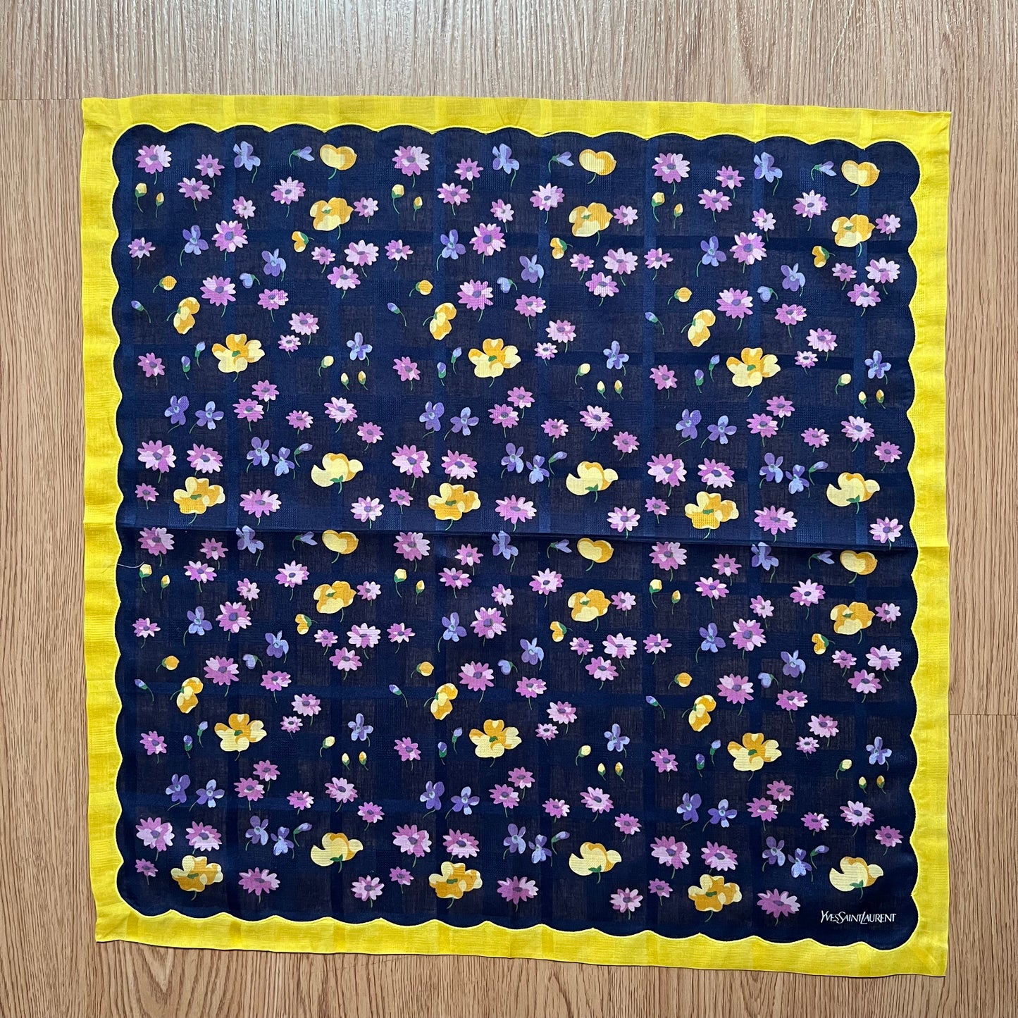 Vintage Yves Saint Laurent Handkerchief