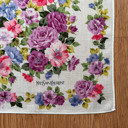 Vintage Yves Saint Laurent Handkerchief