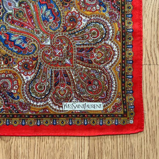 Vintage Yves Saint Laurent Handkerchief