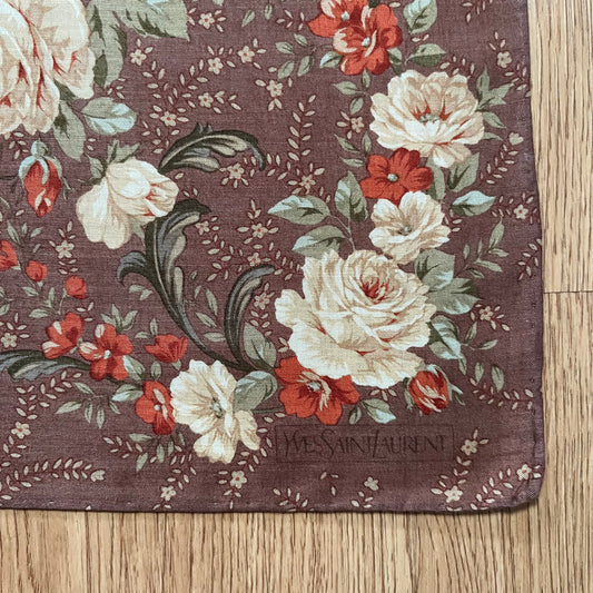 Vintage Yves Saint Laurent Handkerchief