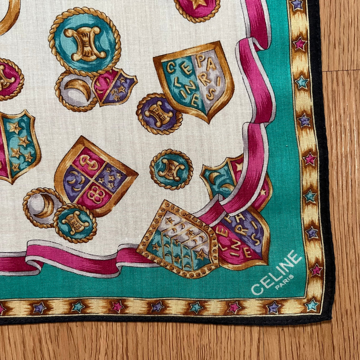 Vintage Celine Paris Handkerchief